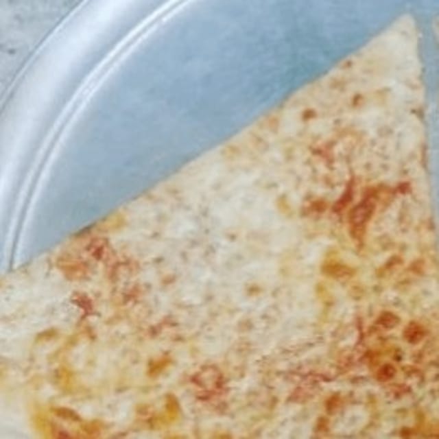 One Cheese Pizza Slice & Salad Lunch and Can Soda.