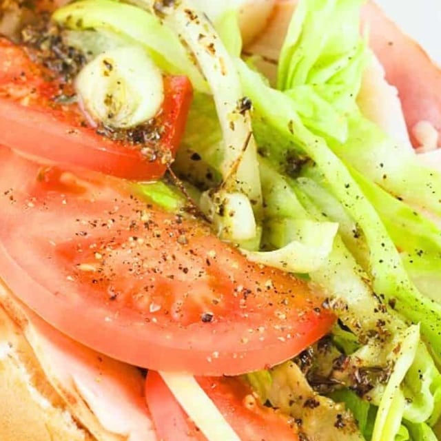 Turkey Hoagie.