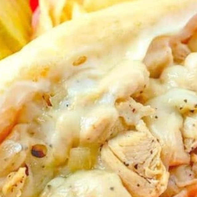 Chicken Philly Cheese Sub.