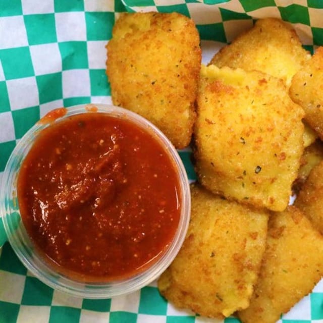 Breaded Cheese Ravioli.