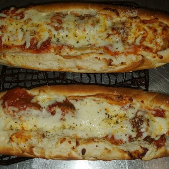 Meatball Parmesan Sub.