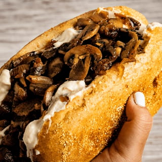 Mushroom Cheesesteak Sub