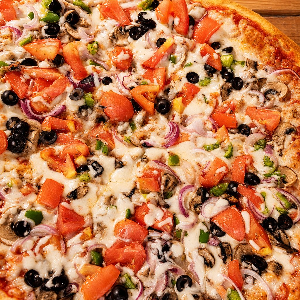 Veggie Pizza Slice.
