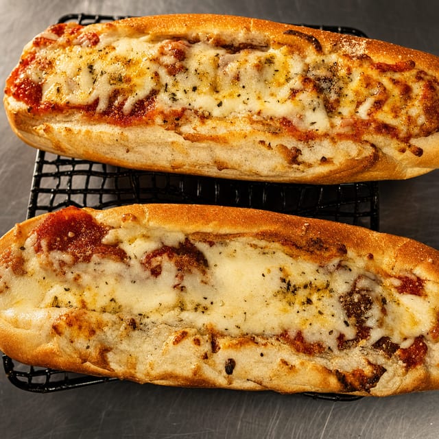 Meatball Parmesan Sub.