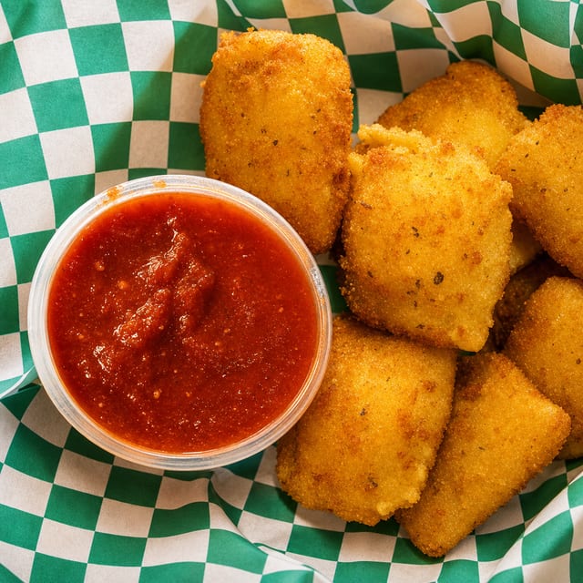 Breaded Cheese Ravioli.