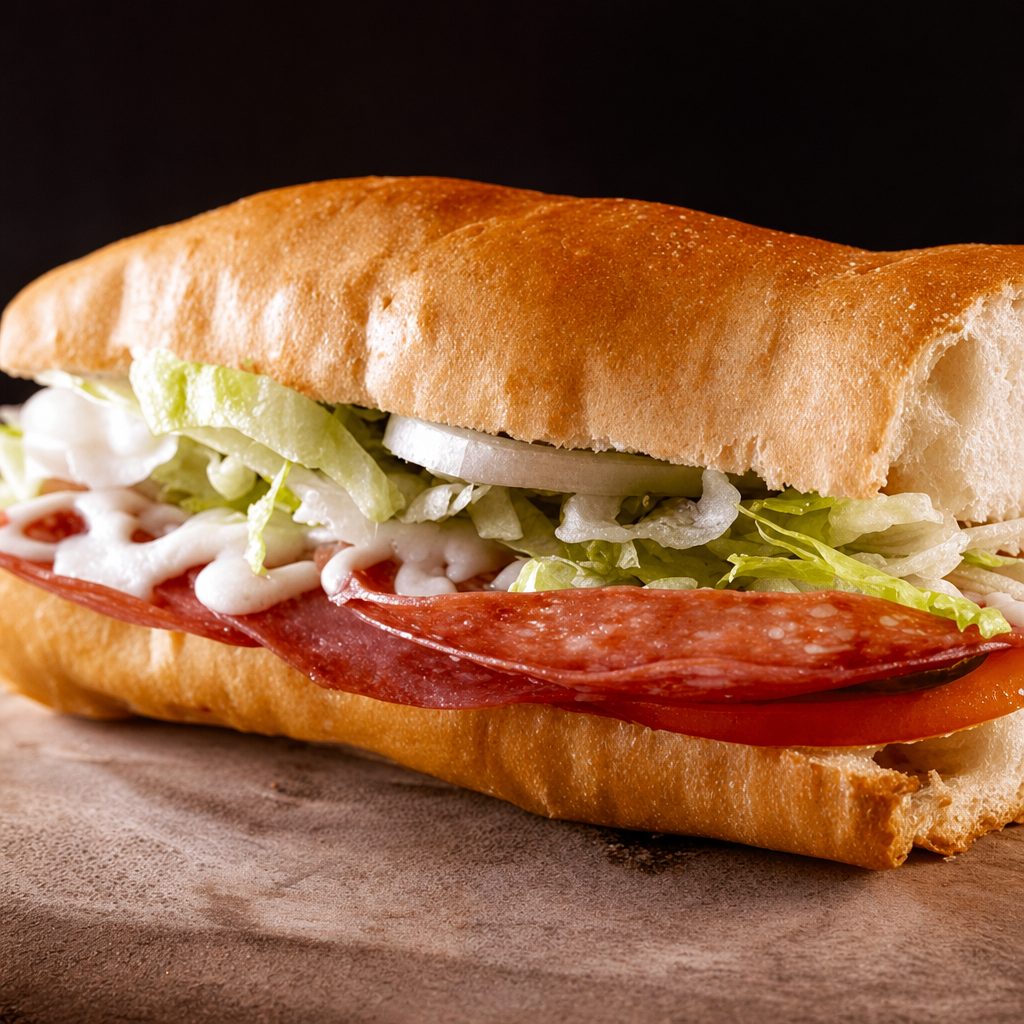 Salami Hoagie.