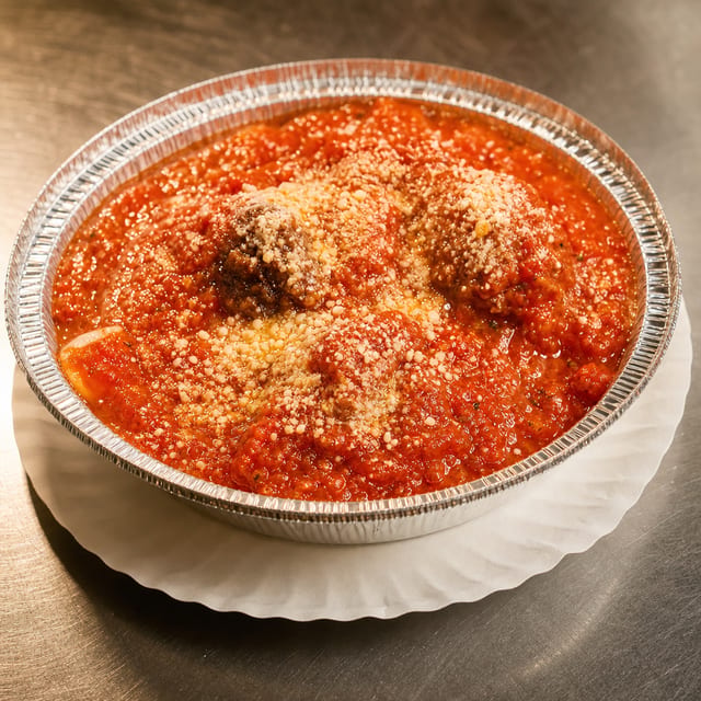 Spaghetti with Eggplant Parm.