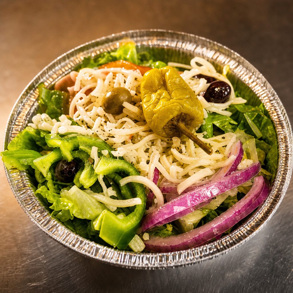 Garden Salad with Grilled Chicken.