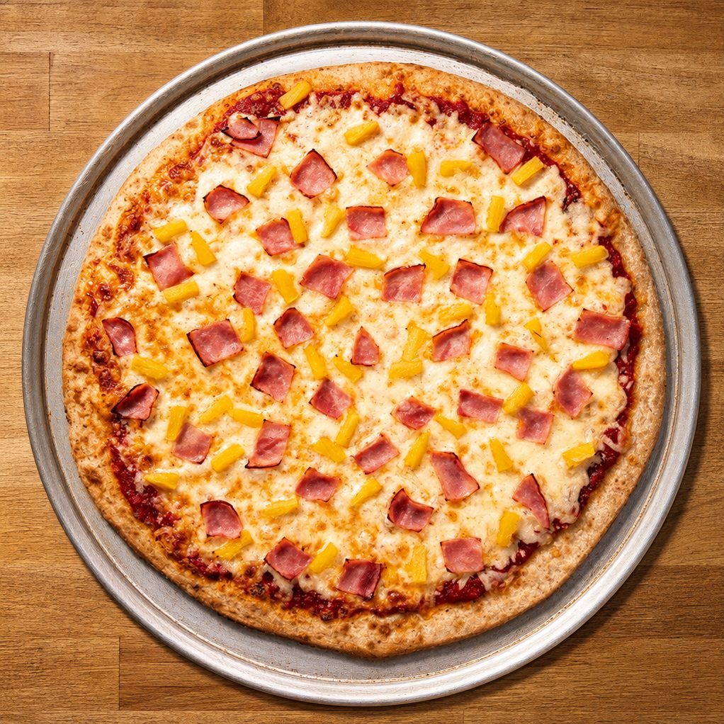 Hawaiian Pizza Slice.